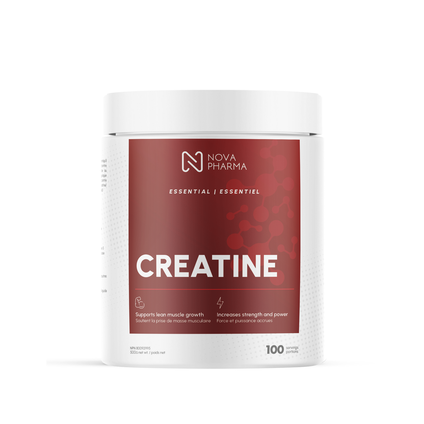 CRÉATINE MONOHYDRATE - 100 PORTIONS