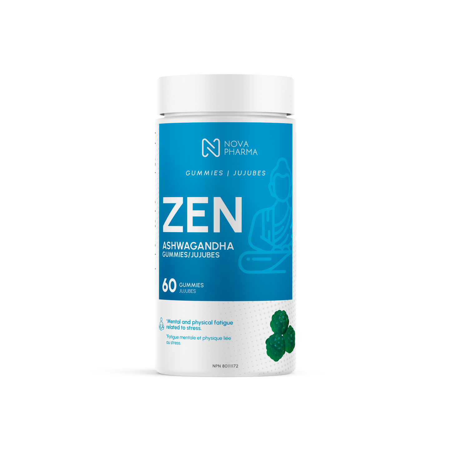 ZEN, 60 JUJUBES D'ASHWAGANDHA