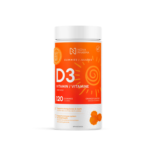 VITAMINE D3 JUJUBES VÉGANES - 1000 IU