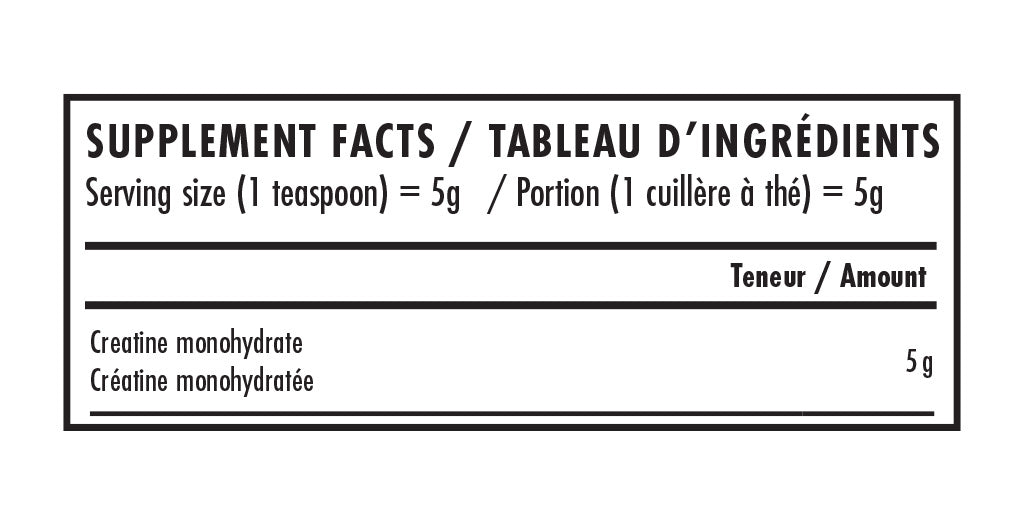CRÉATINE MONOHYDRATE - 100 PORTIONS